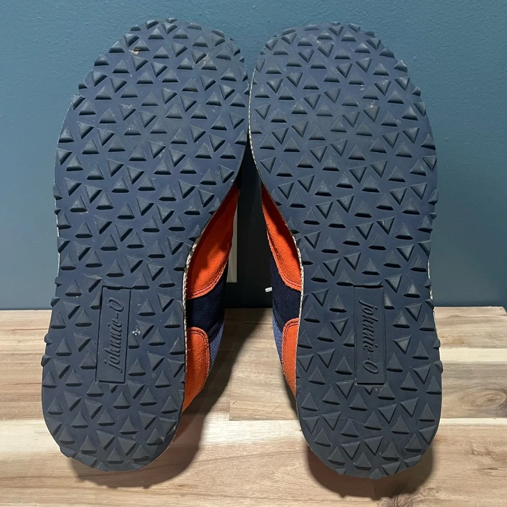 Johnnie-O Men’s Range Runner Suede Orange and Navy Golf Sneakers Size 11.5 - Picture 6 of 7